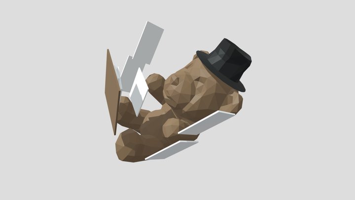 Felipe the paper magician 3D Model