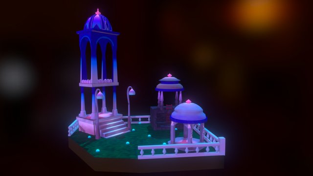 Gazebo Garden 3D Model