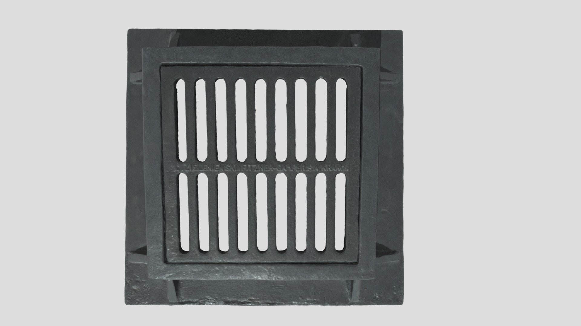Drainage grate Download Free 3D model by Museum of Engineering and