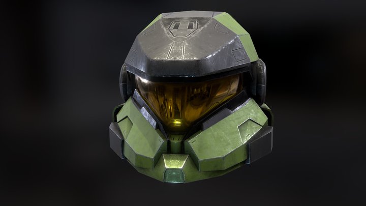 Anubis helmet remake - Halo Infinite (Updated) – Kostenloses 3D-Modell STL