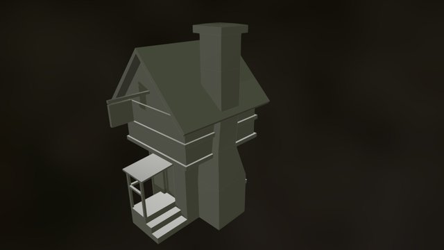 Med House 3D Model