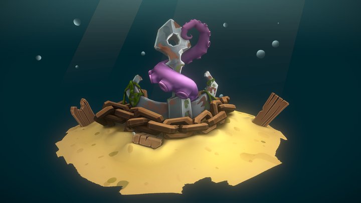 Sketchfab Sea Life Challenge - Anchors Away !!! 3D Model