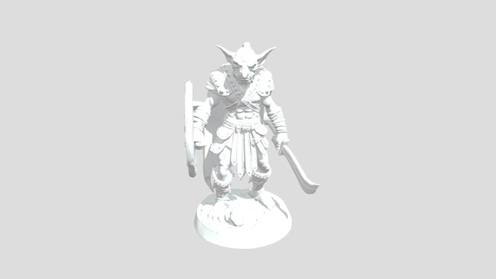 goblin warrior miniature for tabletop gaming