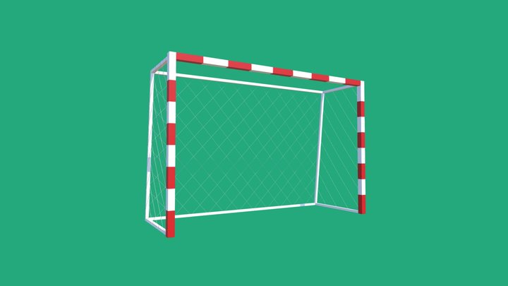 porteria futbol soccer goal 3D Model