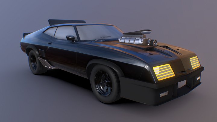 INTERCEPTOR V8 WiP 3D Model
