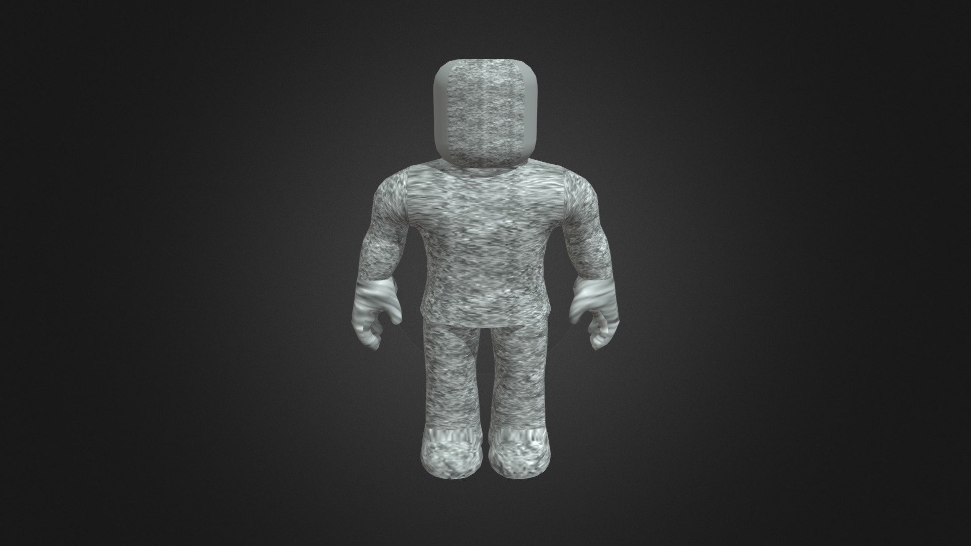 robloxrock dude that is made out of rocks Download Free 3D model by