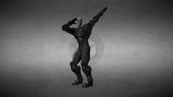 Post-Atomic Soldier inspired by Fallout 4 3D Model