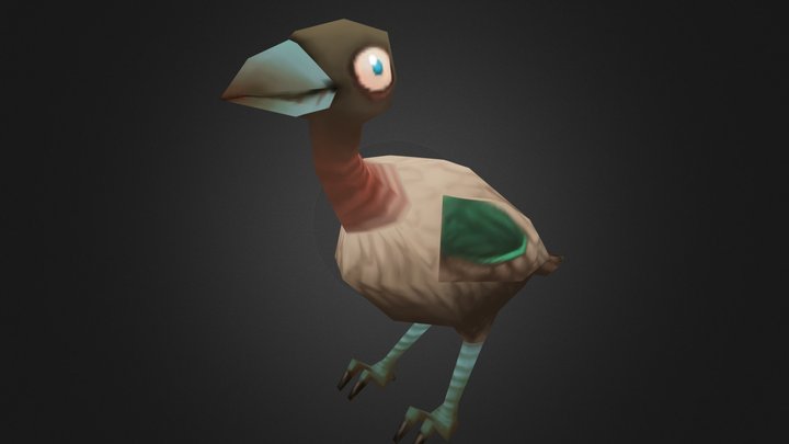 TGA - Diana Berg - Disturbing Dodo 3D Model