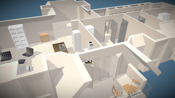 Plattegrond04 3D Model