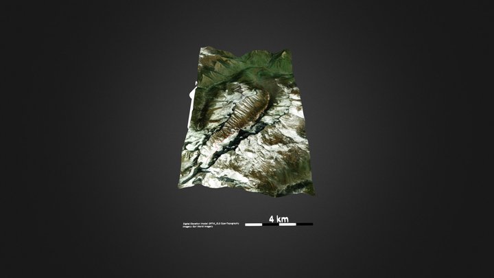 孟屯河谷（木厂沟-雪隆包） – Free 3D Model STL