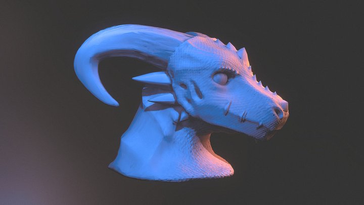 Dragonhead figure 3D Model