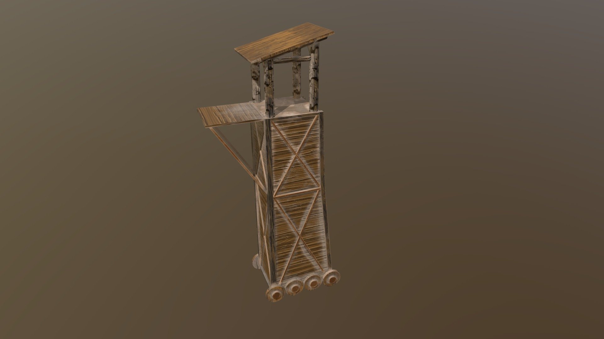 Siege Tower - 3D model by Griffin Ingalls (@fingalls) [39bda50] - Sketchfab