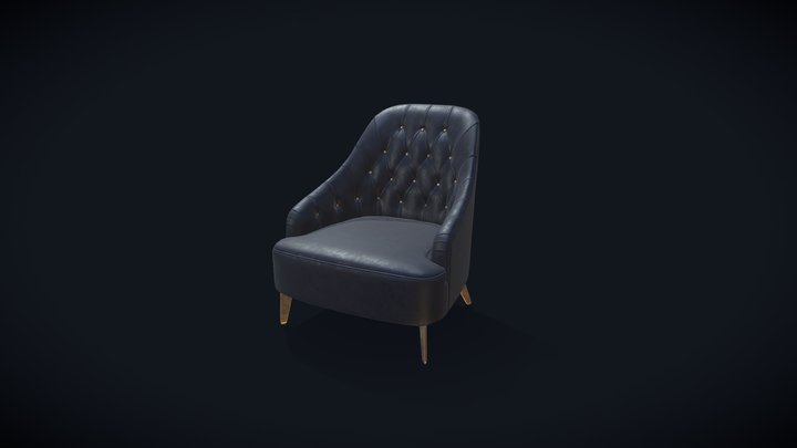 Leather Chair 3D Model