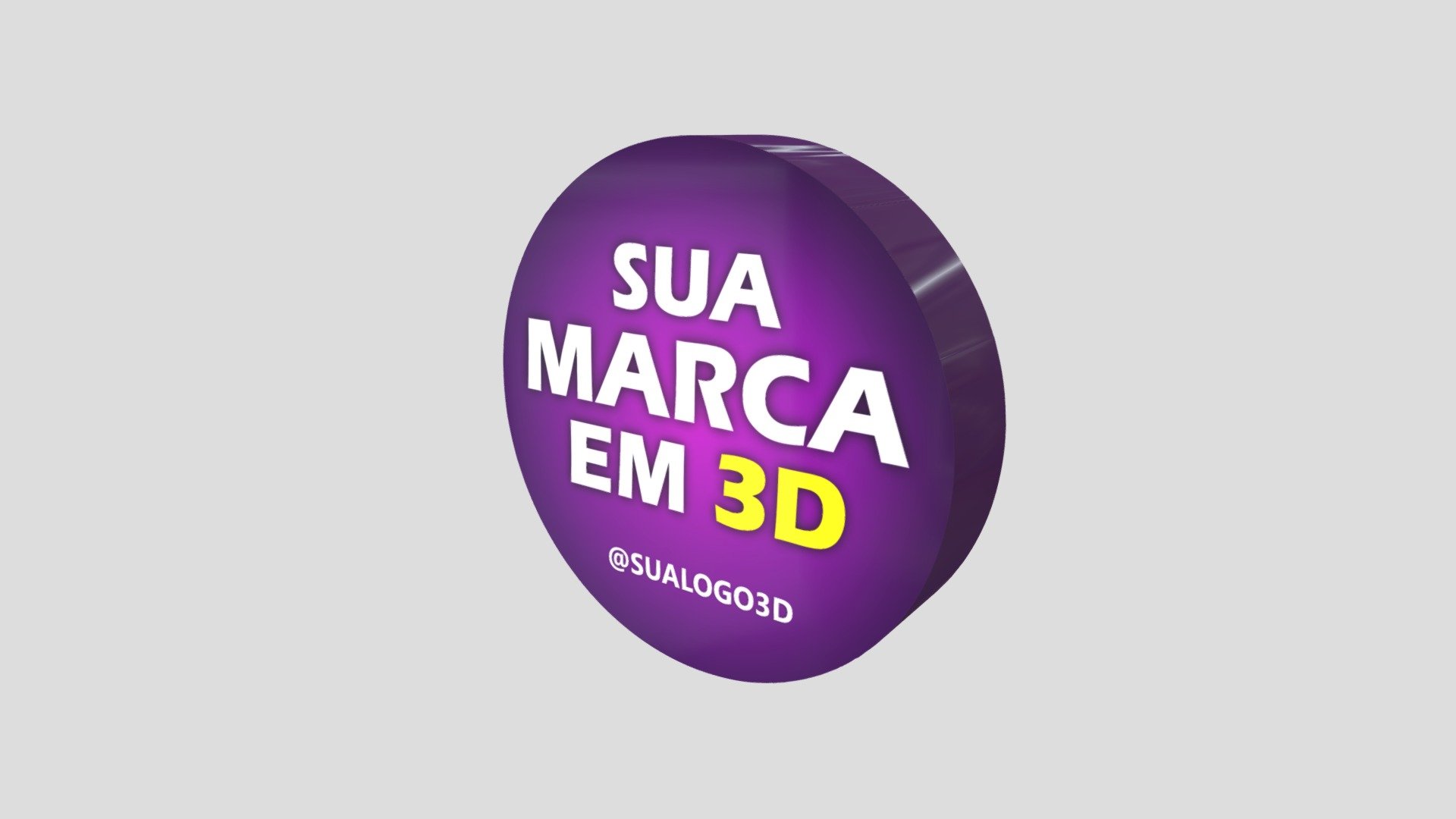 Sua logo 3d