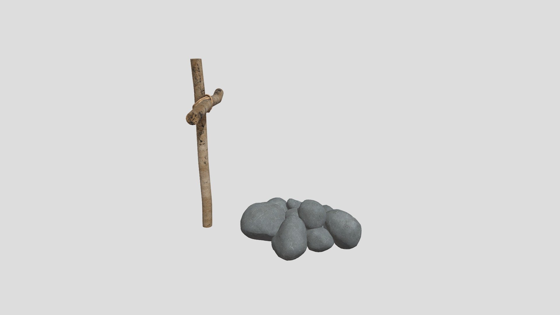 Grave(cross and pile of stones)