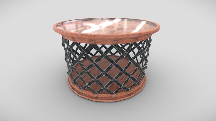 Forged Tea Table 3D Model