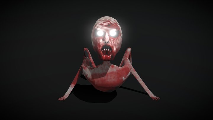 The Nightmare Child Of Slendrina 3D Model