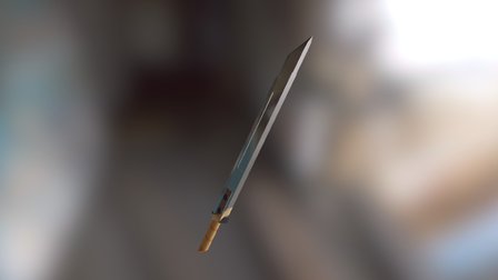 Salvaged Sword 3D Model