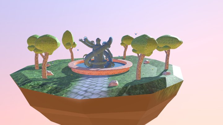 The Fountain Of Living Water 3D Model