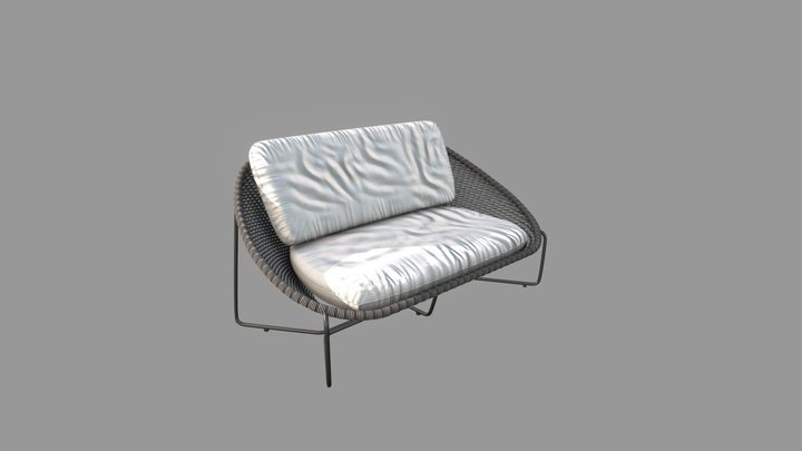 SofaOutdoor MoroccoLoveseat 3D Model
