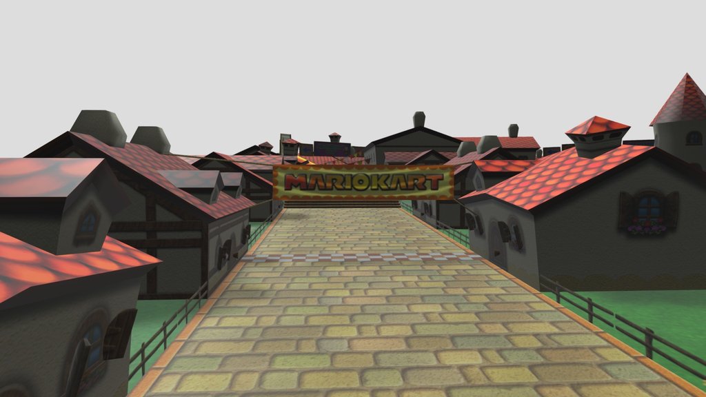 3DS - Mario Kart 7 - Race Courses - Daisy Hills