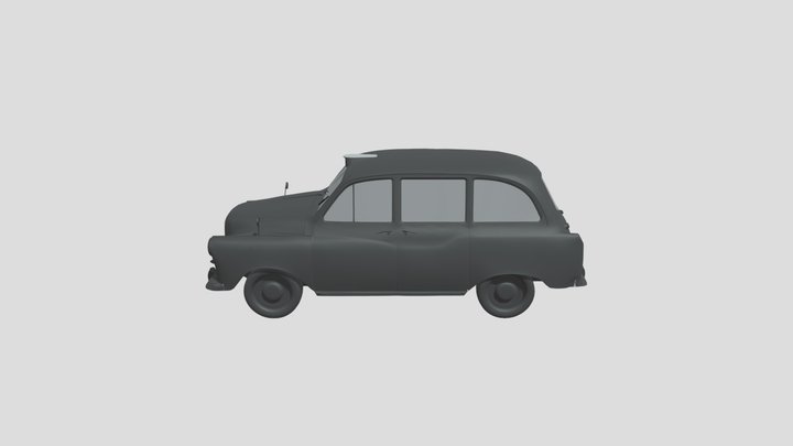 Austin London Taxi for 3D-printing