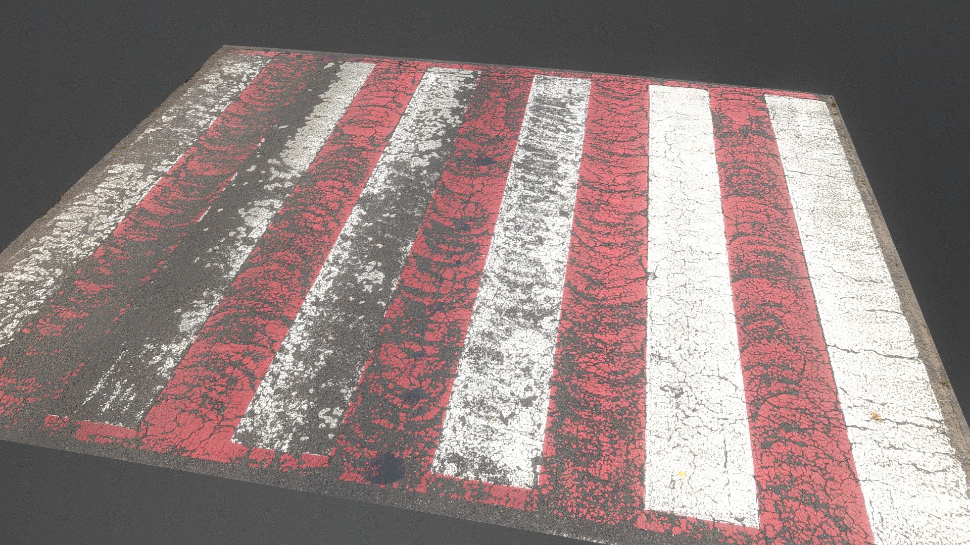 Red zebra crossing Buy Royalty Free 3D model by matousekfoto [39c12a8