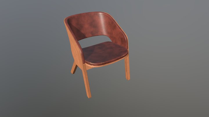 Merano chair 3D Model
