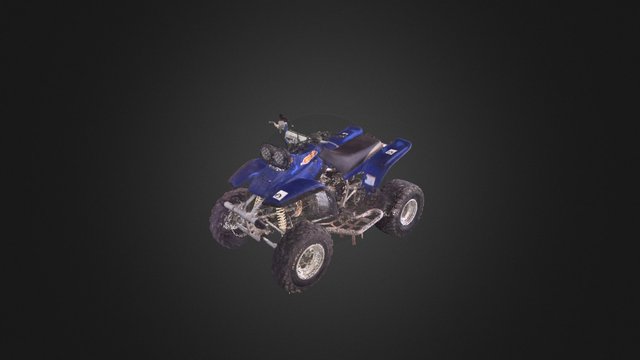 Yamaha Warrior, Pointcloud test (subsampled) 3D Model