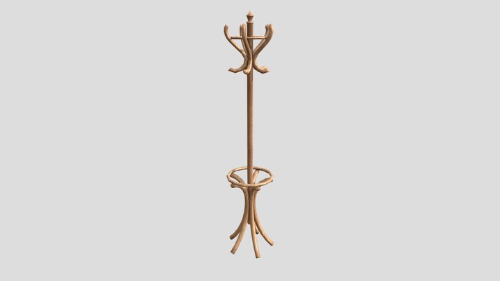 Coat Hanger 3D Model