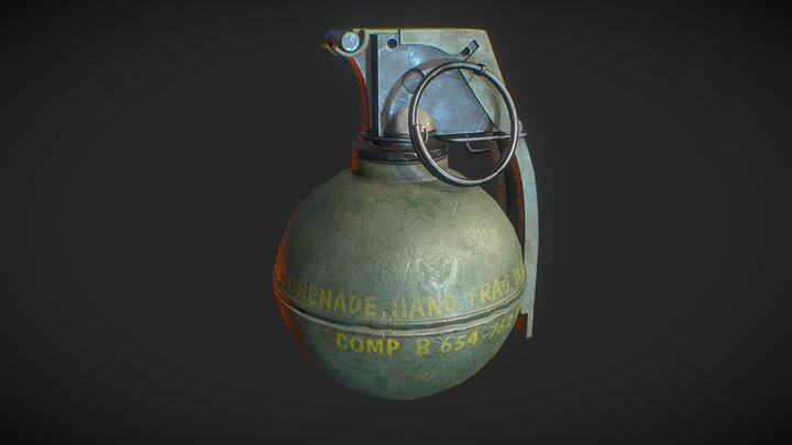 M67 - Grenade 3D Model