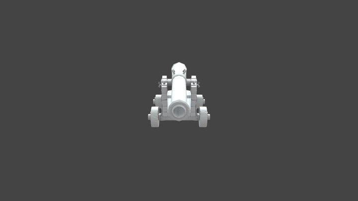 Tome Kylon Cannon Baked 3D Model