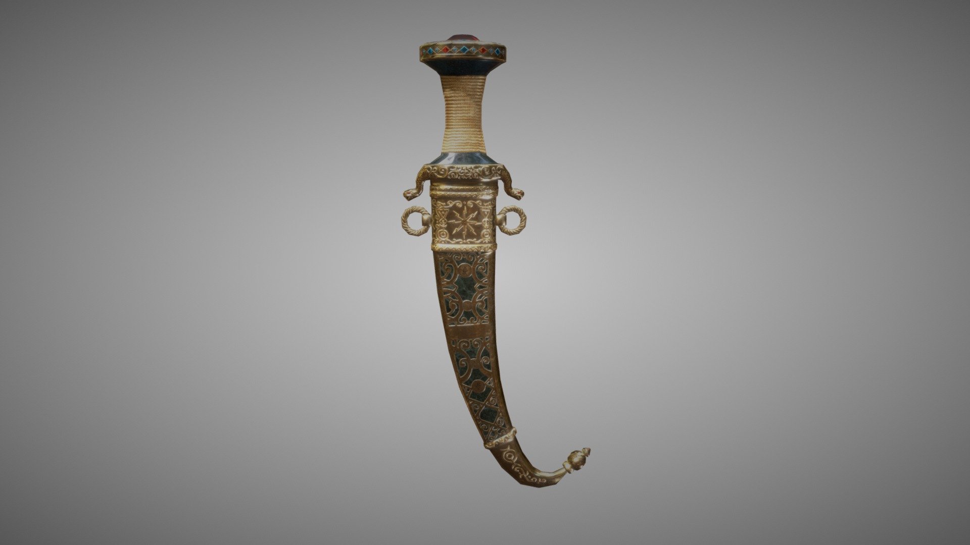 The Ruby Dagger from Shadar Logoth - 3D model by Tobias_Gronlund ...