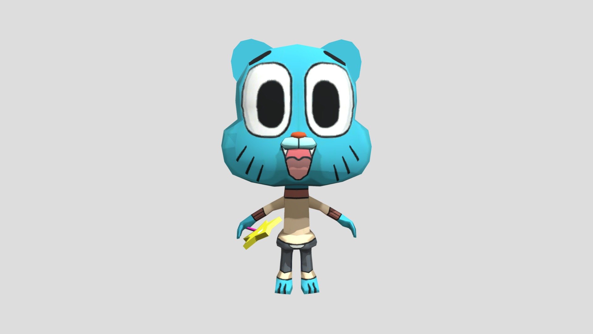 Gumball Fusionfall Heroes Download Free 3d Model By Kbaffourjr 39c568e Sketchfab