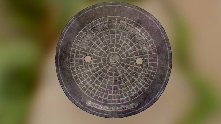 Generic Manhole 3D Model