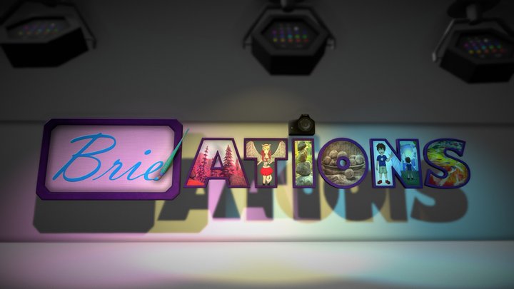 Brieations Logo 3D Model