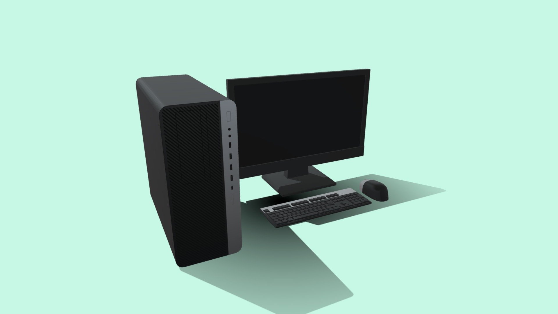 Desktop Computer - Download Free 3D model by GeniusPilot2016 [39c8091 ...