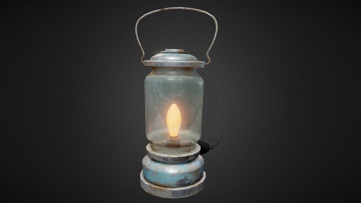 Lantern Prop 3D Model