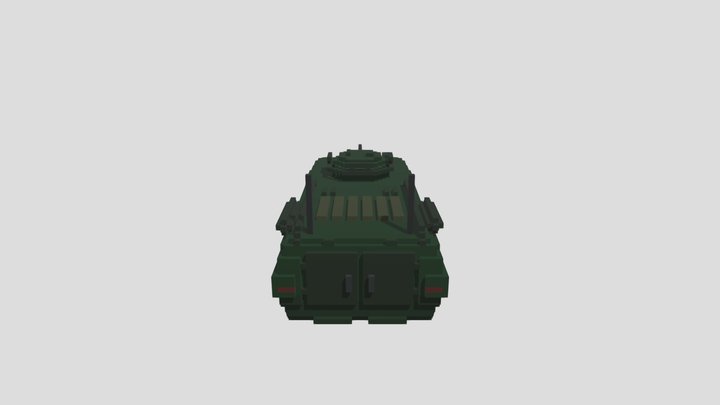 BTR Armored personnel carrier 3D Model