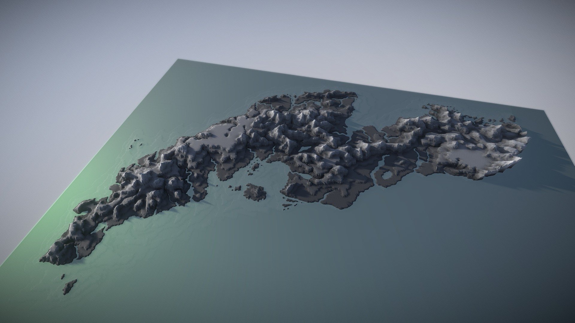 High Rock 3D Map