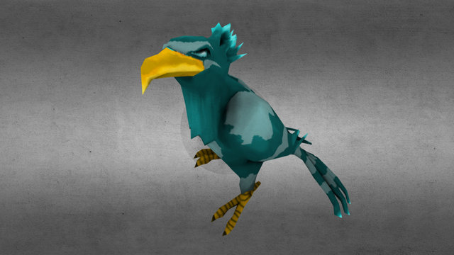Fiery Fenix BLU 3D Model
