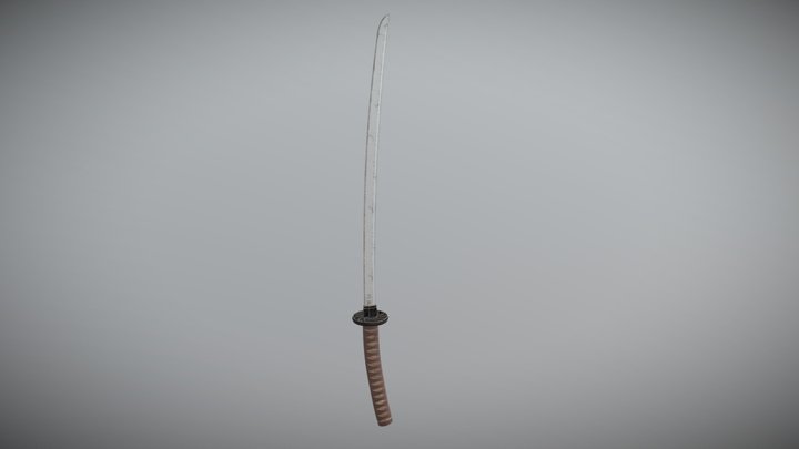 Katana Sword 3D Model