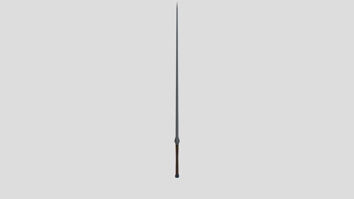 3.Aufgabe - Low-Poly Schwert 3D Model