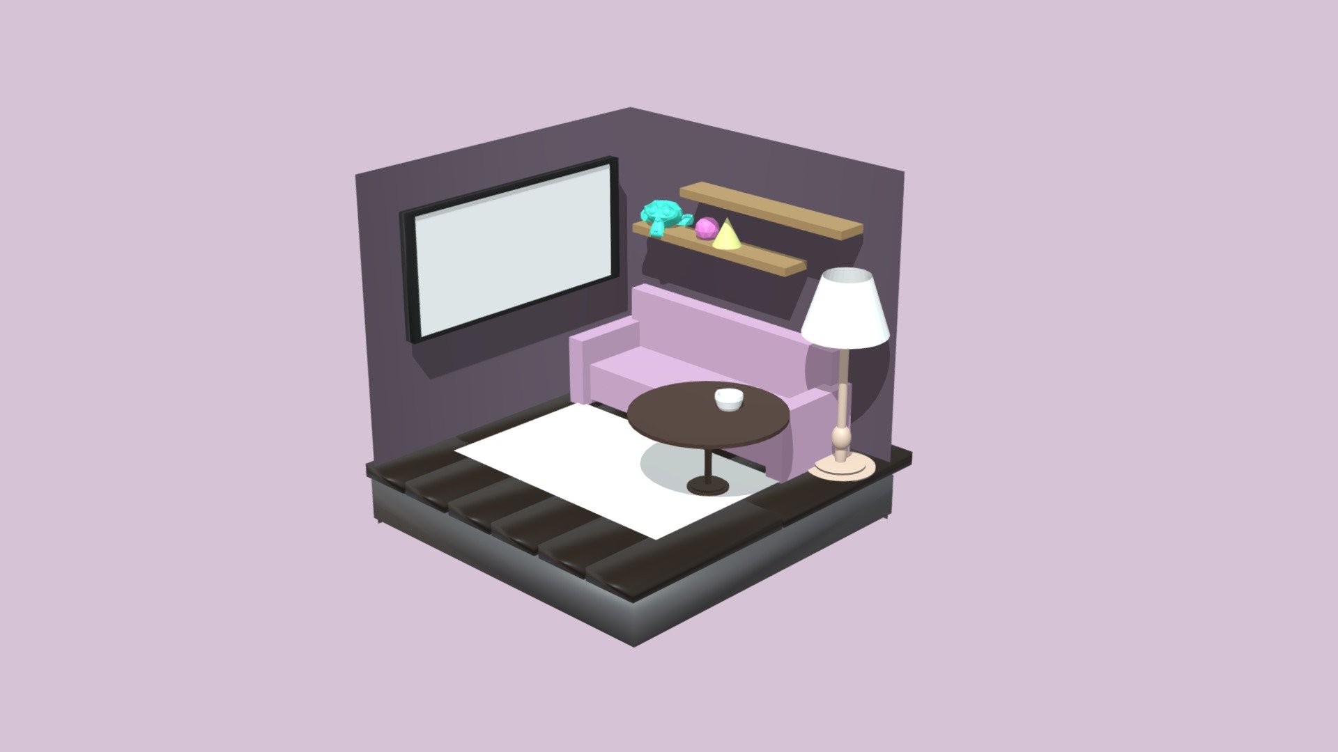 basic room - 3D model by savchikk00 [39cac8c] - Sketchfab
