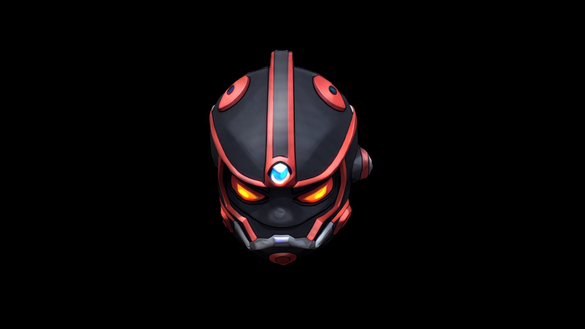 Helmet Mask Robot Cartoon 1411 - Download Free 3D model by klrxyz ...