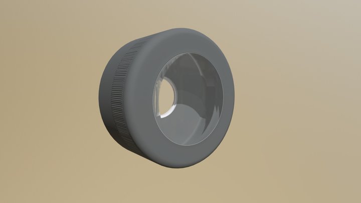 PBR Lens 3D Model