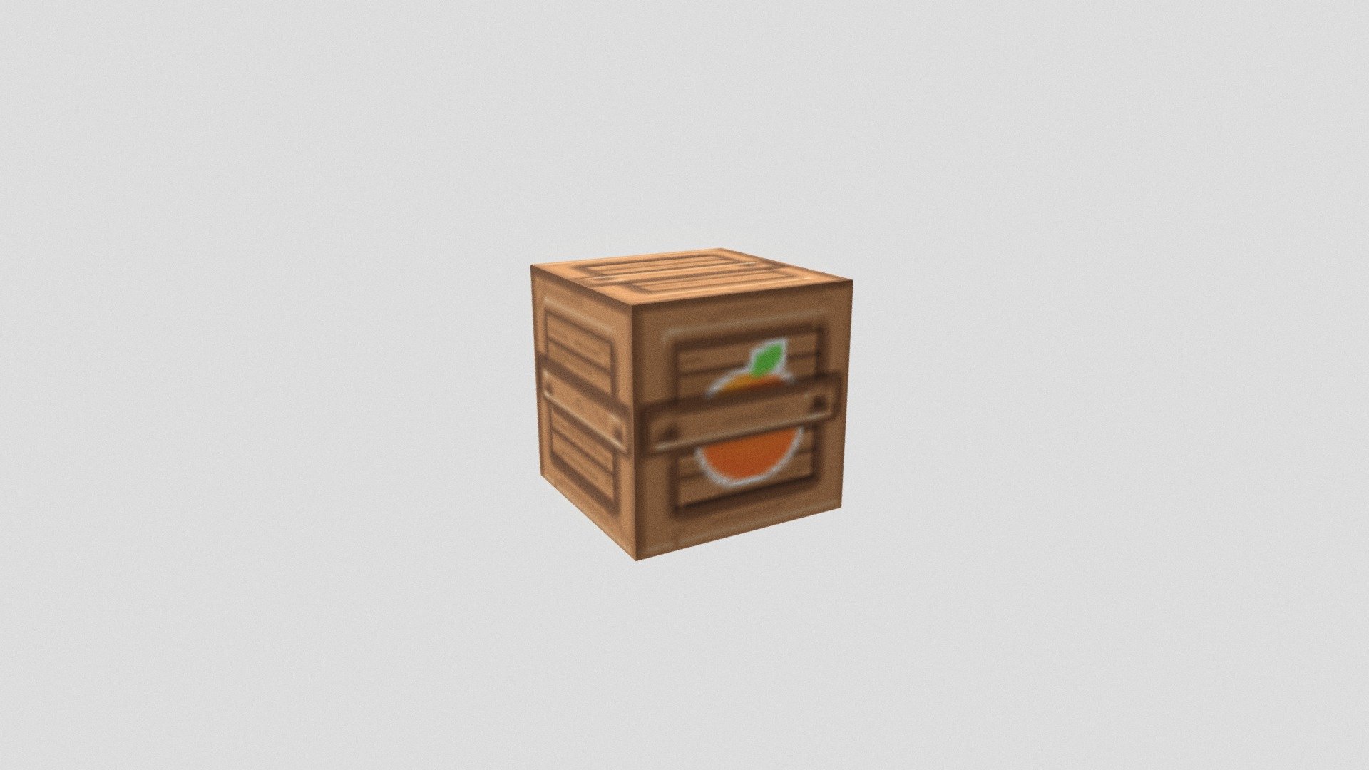 Crate of oranges