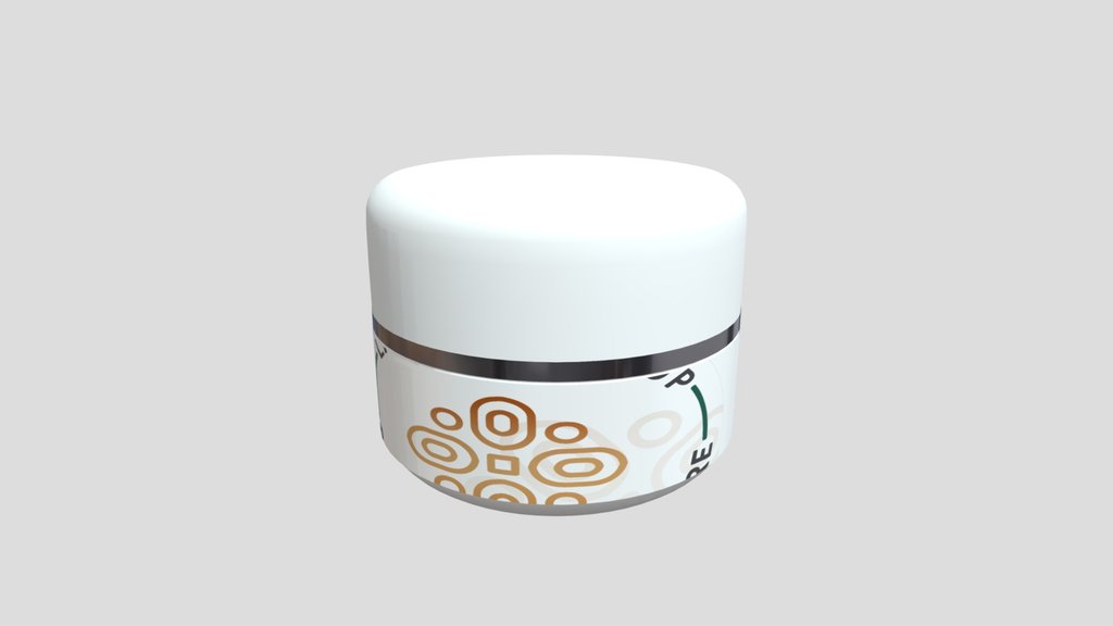 Plastic Cream Jar 03
