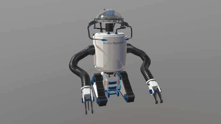Boston Dynamics Robo Brain 3D Model