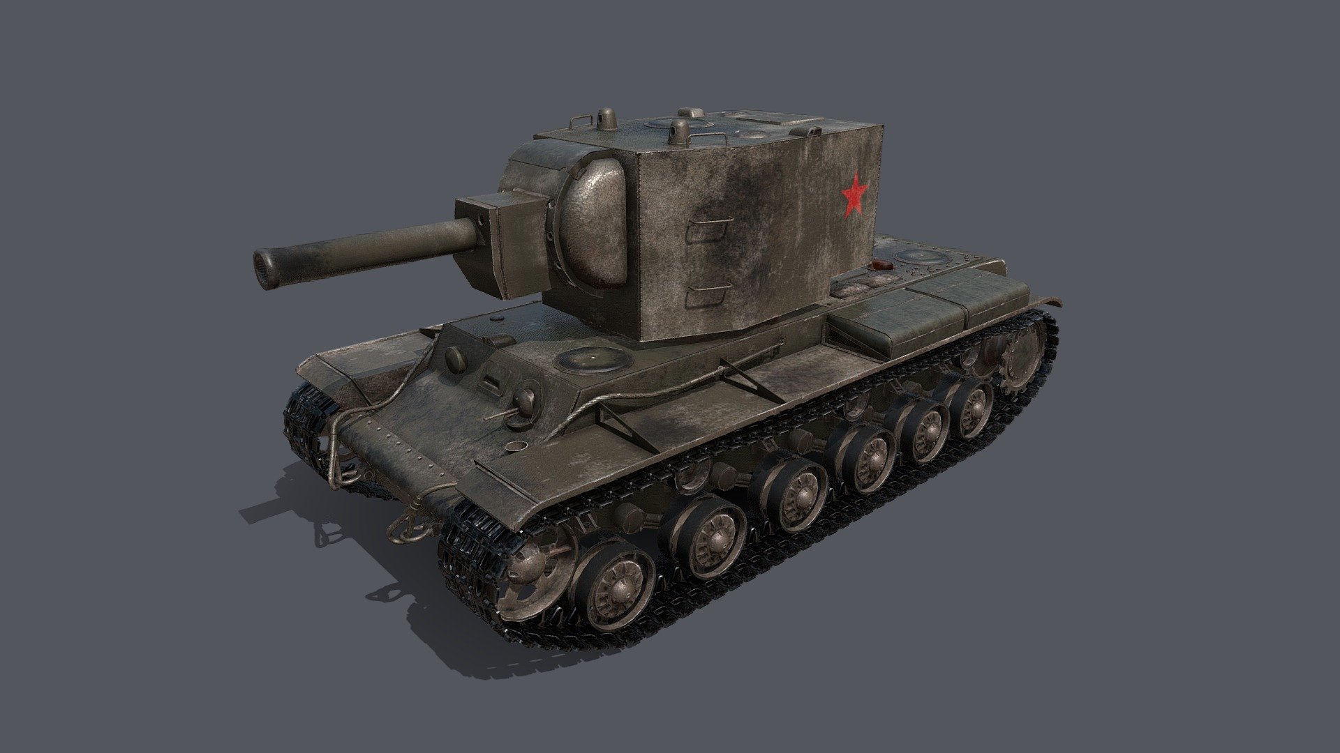 KV-2 Heavy Tank - 3D model by kennysergoff [39cc875] - Sketchfab